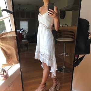 White High Low Lace Beach dress / Sundress